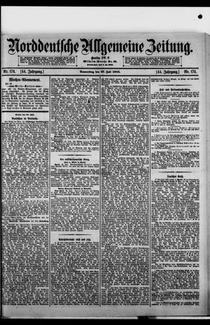 Norddeutsche allgemeine Zeitung vom 27.07.1905