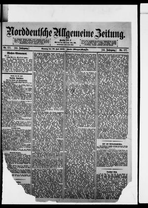 Norddeutsche allgemeine Zeitung on Jul 30, 1905