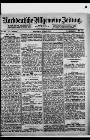 Norddeutsche allgemeine Zeitung vom 03.08.1905