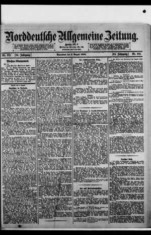 Norddeutsche allgemeine Zeitung vom 05.08.1905
