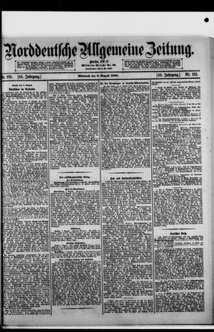Norddeutsche allgemeine Zeitung vom 09.08.1905