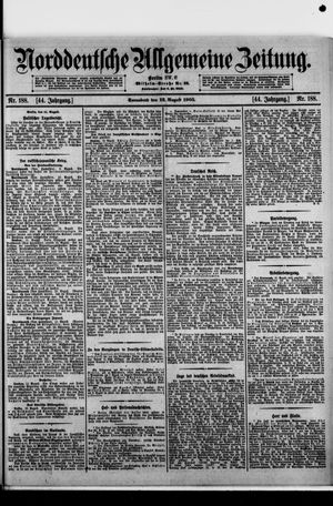 Norddeutsche allgemeine Zeitung vom 12.08.1905