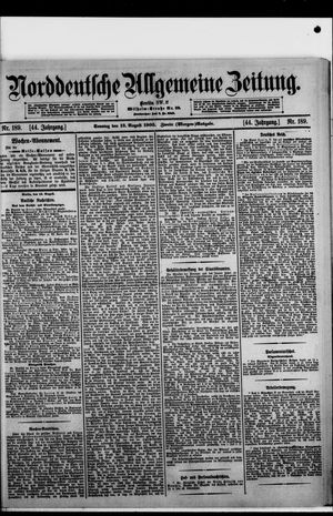 Norddeutsche allgemeine Zeitung vom 13.08.1905