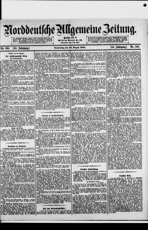 Norddeutsche allgemeine Zeitung vom 24.08.1905