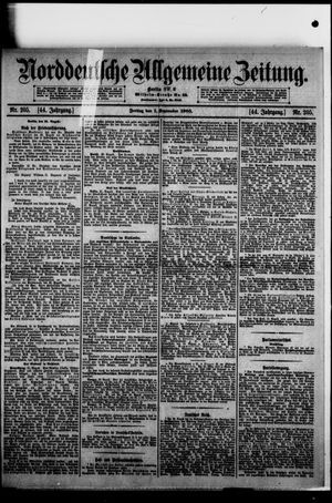 Norddeutsche allgemeine Zeitung vom 01.09.1905