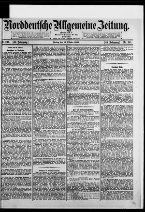 Norddeutsche allgemeine Zeitung vom 13.10.1905
