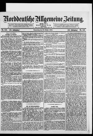Norddeutsche allgemeine Zeitung vom 19.10.1905