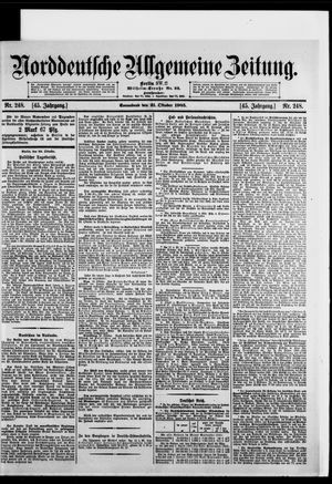 Norddeutsche allgemeine Zeitung vom 21.10.1905