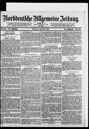 Norddeutsche allgemeine Zeitung vom 25.10.1905