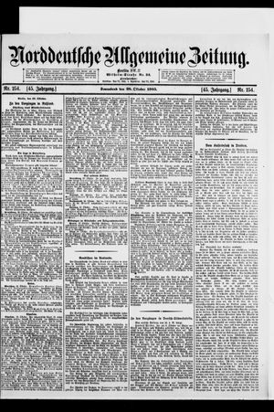 Norddeutsche allgemeine Zeitung vom 28.10.1905