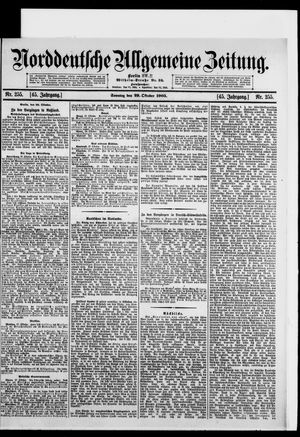 Norddeutsche allgemeine Zeitung vom 29.10.1905