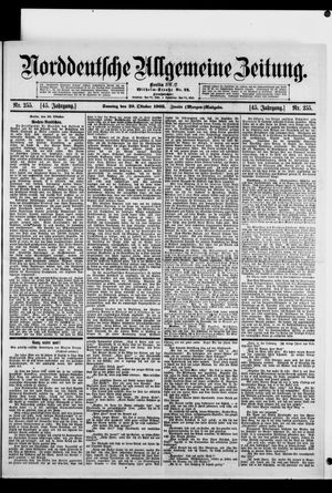 Norddeutsche allgemeine Zeitung vom 29.10.1905
