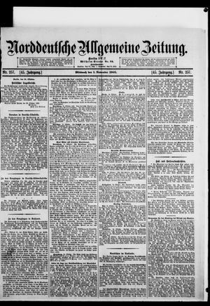 Norddeutsche allgemeine Zeitung vom 01.11.1905