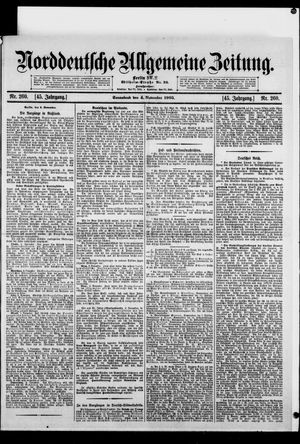 Norddeutsche allgemeine Zeitung vom 04.11.1905