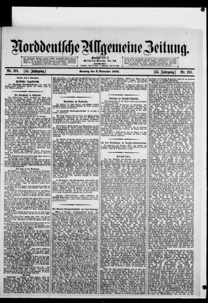 Norddeutsche allgemeine Zeitung vom 05.11.1905