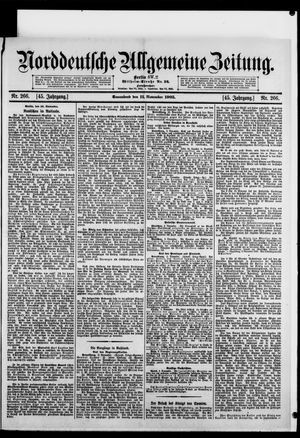 Norddeutsche allgemeine Zeitung vom 11.11.1905