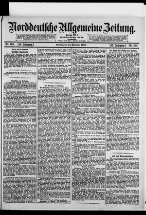 Norddeutsche allgemeine Zeitung on Nov 14, 1905