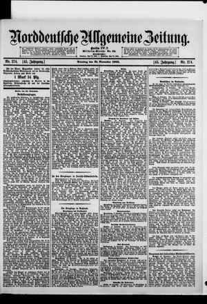 Norddeutsche allgemeine Zeitung vom 21.11.1905