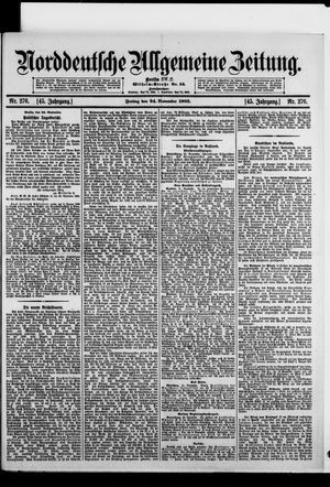 Norddeutsche allgemeine Zeitung on Nov 24, 1905