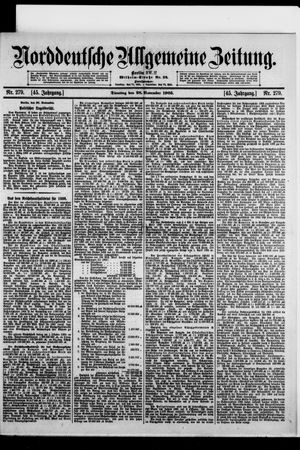 Norddeutsche allgemeine Zeitung vom 28.11.1905