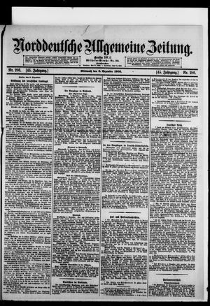 Norddeutsche allgemeine Zeitung vom 06.12.1905