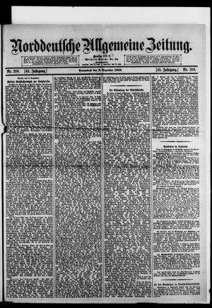 Norddeutsche allgemeine Zeitung vom 09.12.1905
