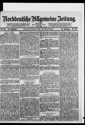 Norddeutsche allgemeine Zeitung vom 17.12.1905
