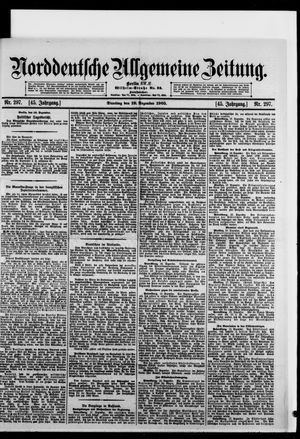 Norddeutsche allgemeine Zeitung vom 19.12.1905