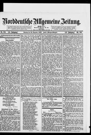 Norddeutsche allgemeine Zeitung vom 24.12.1905