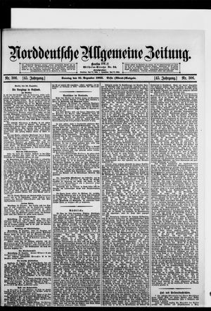 Norddeutsche allgemeine Zeitung vom 31.12.1905