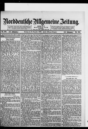Norddeutsche allgemeine Zeitung vom 31.12.1905