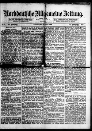 Norddeutsche allgemeine Zeitung vom 11.01.1906