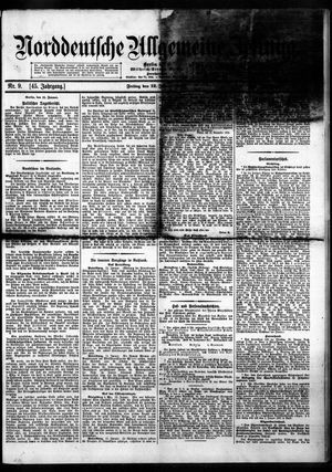 Norddeutsche allgemeine Zeitung vom 12.01.1906