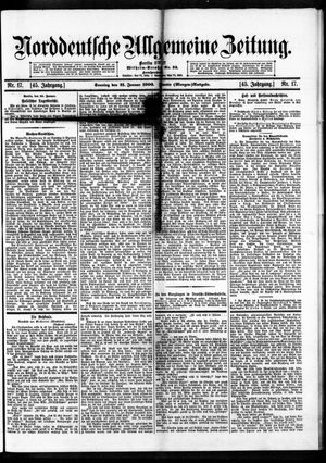 Norddeutsche allgemeine Zeitung on Jan 21, 1906