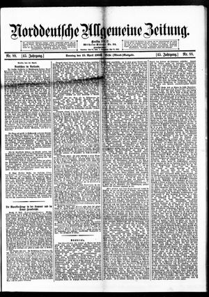 Norddeutsche allgemeine Zeitung on Apr 15, 1906
