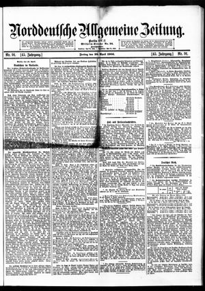 Norddeutsche allgemeine Zeitung on Apr 20, 1906