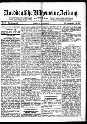 Norddeutsche allgemeine Zeitung vom 28.04.1906