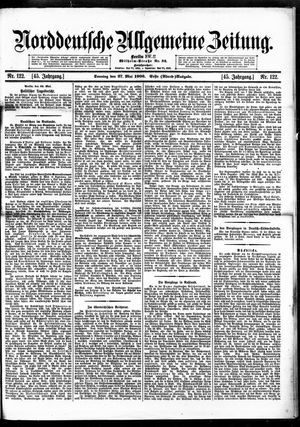 Norddeutsche allgemeine Zeitung vom 27.05.1906