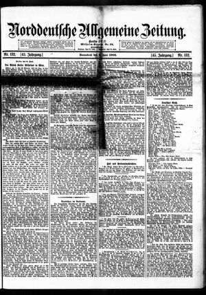 Norddeutsche allgemeine Zeitung on Jun 9, 1906