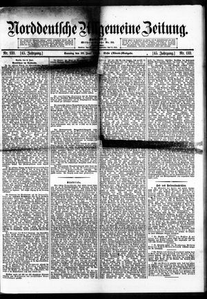 Norddeutsche allgemeine Zeitung vom 10.06.1906