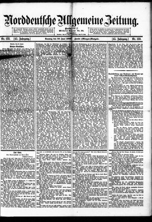 Norddeutsche allgemeine Zeitung vom 10.06.1906