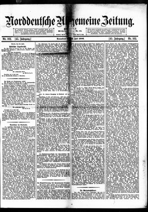 Norddeutsche allgemeine Zeitung vom 14.07.1906