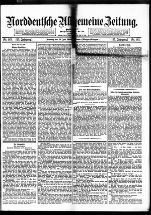 Norddeutsche allgemeine Zeitung vom 15.07.1906