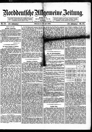 Norddeutsche allgemeine Zeitung vom 25.07.1906