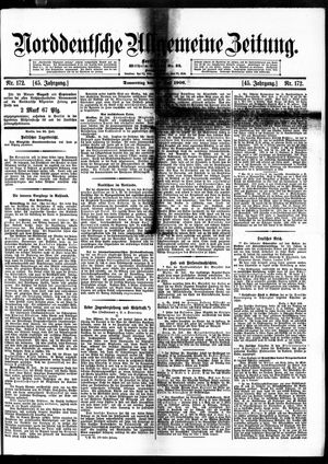 Norddeutsche allgemeine Zeitung vom 26.07.1906