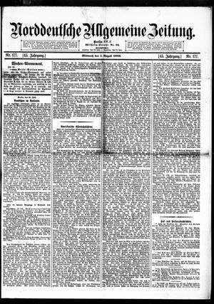 Norddeutsche allgemeine Zeitung vom 01.08.1906