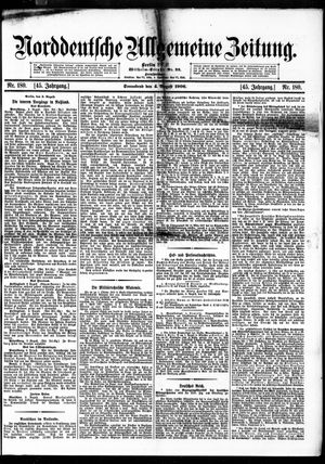 Norddeutsche allgemeine Zeitung vom 04.08.1906
