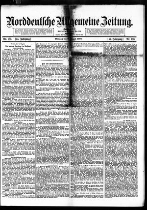 Norddeutsche allgemeine Zeitung vom 08.08.1906