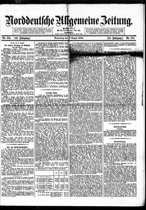 Norddeutsche allgemeine Zeitung vom 09.08.1906