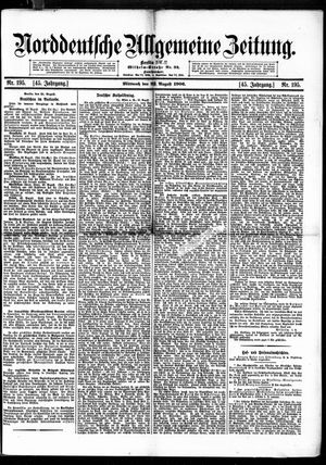 Norddeutsche allgemeine Zeitung vom 22.08.1906